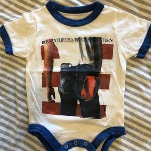 Bruce Springsteen baby onesie
